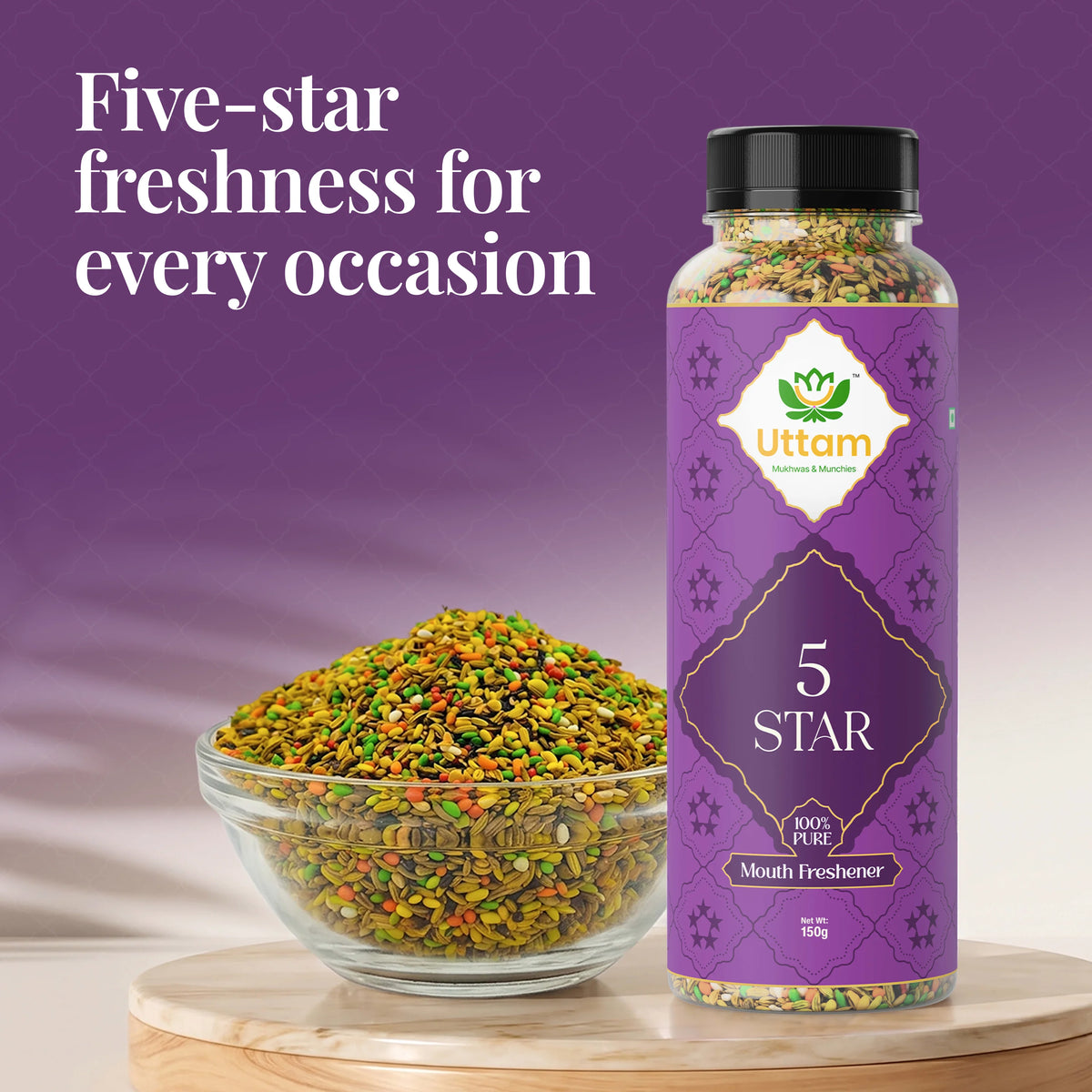 Daily Freshness Combo Pack | Mint Masti, Delight & 5 Star
